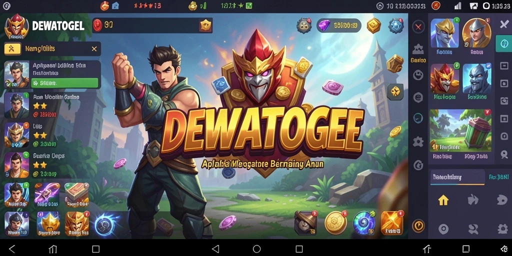 Antarmuka DEWATOGEL yang modern dan fungsional.
