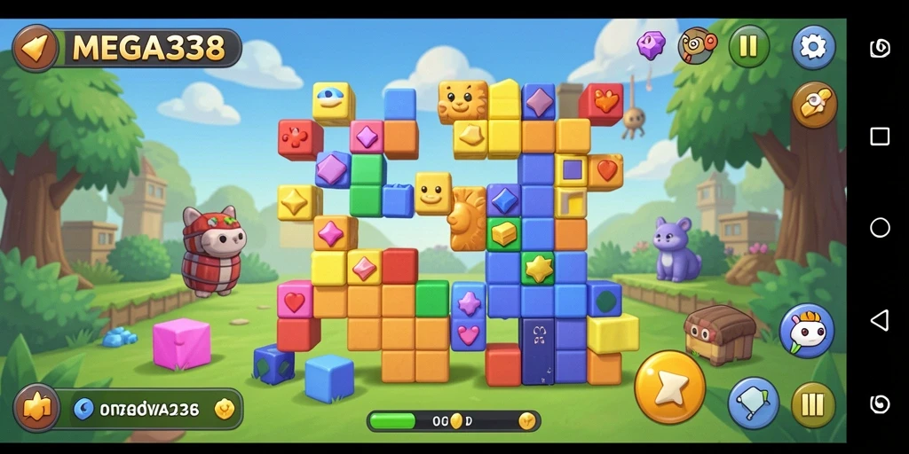 Tampilan gameplay MEGA338 yang menantang dan menarik.