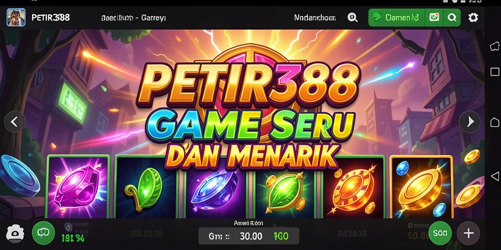 Screenshot gameplay PETIR388 yang menampilkan keseruan bermain slot.