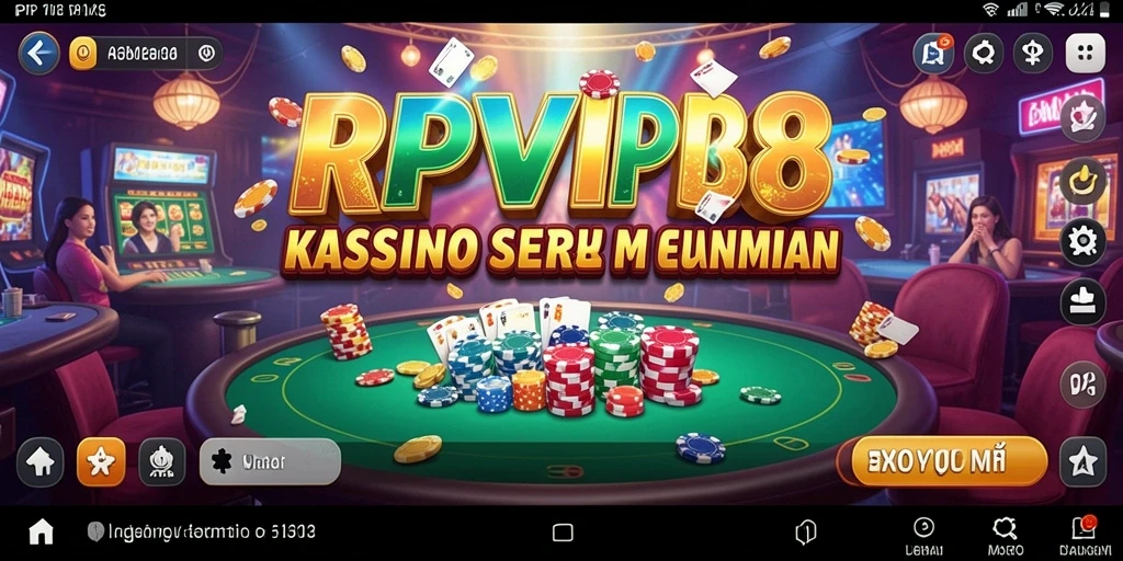 Tangkapan layar RPVIP8 menunjukkan gameplay kasino yang mengasyikkan.